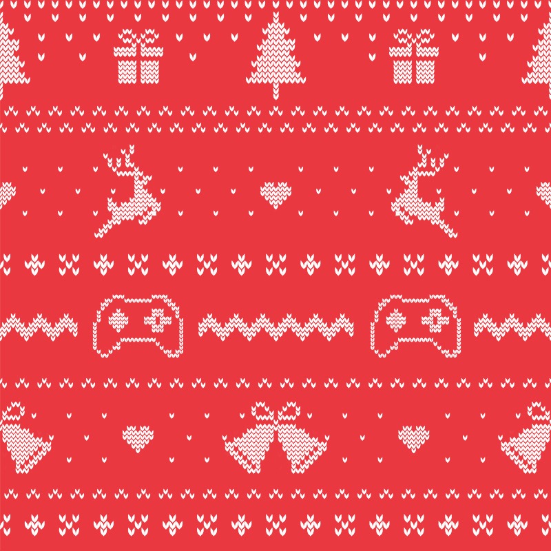 Xmas Gamer Pattern