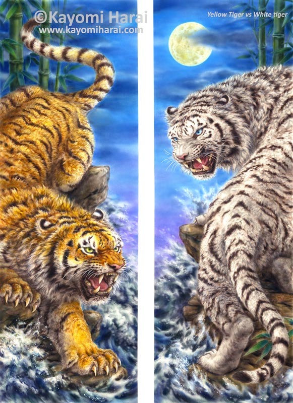 Yellow Tiger Vs White Tiger