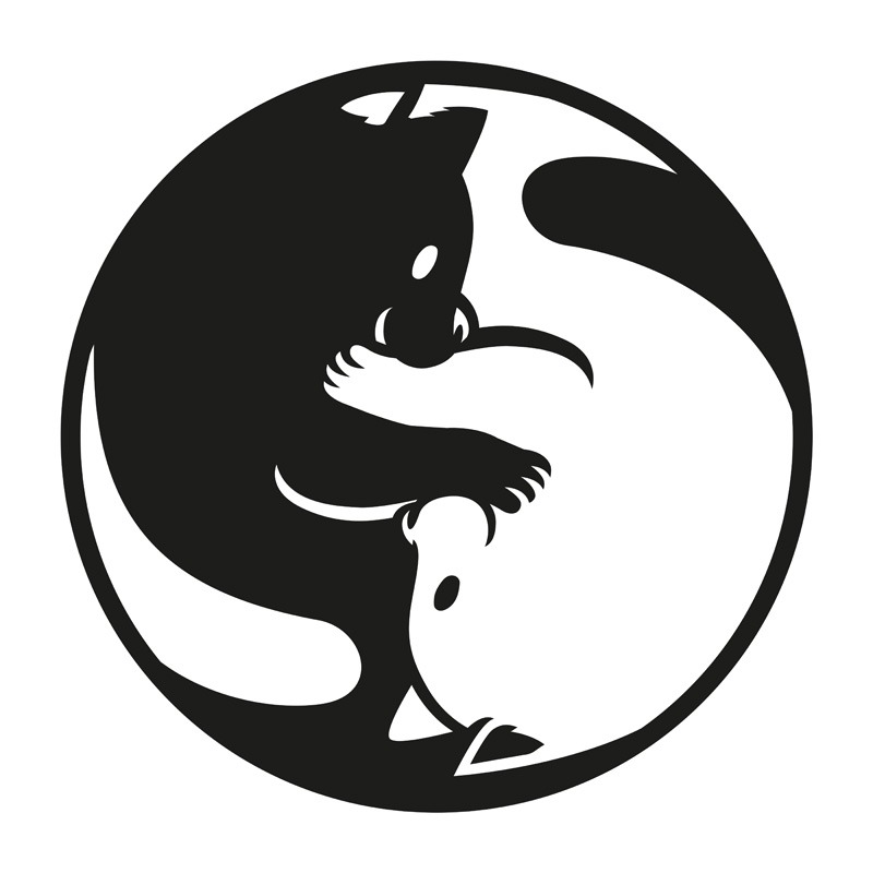 Yin Yang Cat Tao