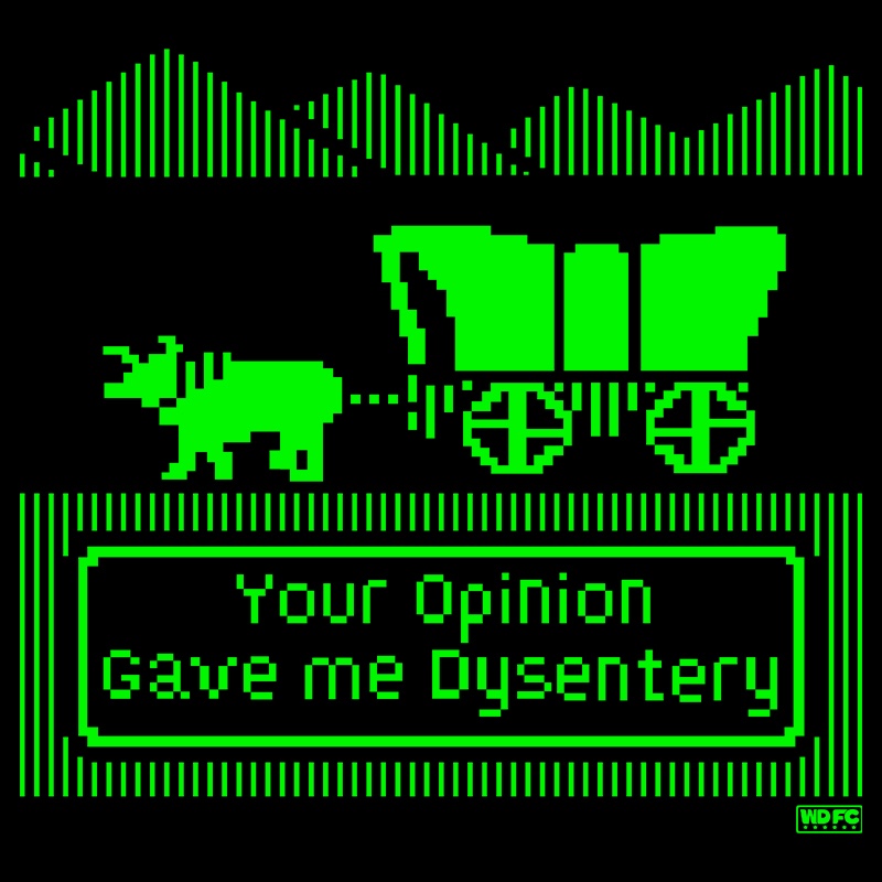 Your Opinion Gave Me Dysentery