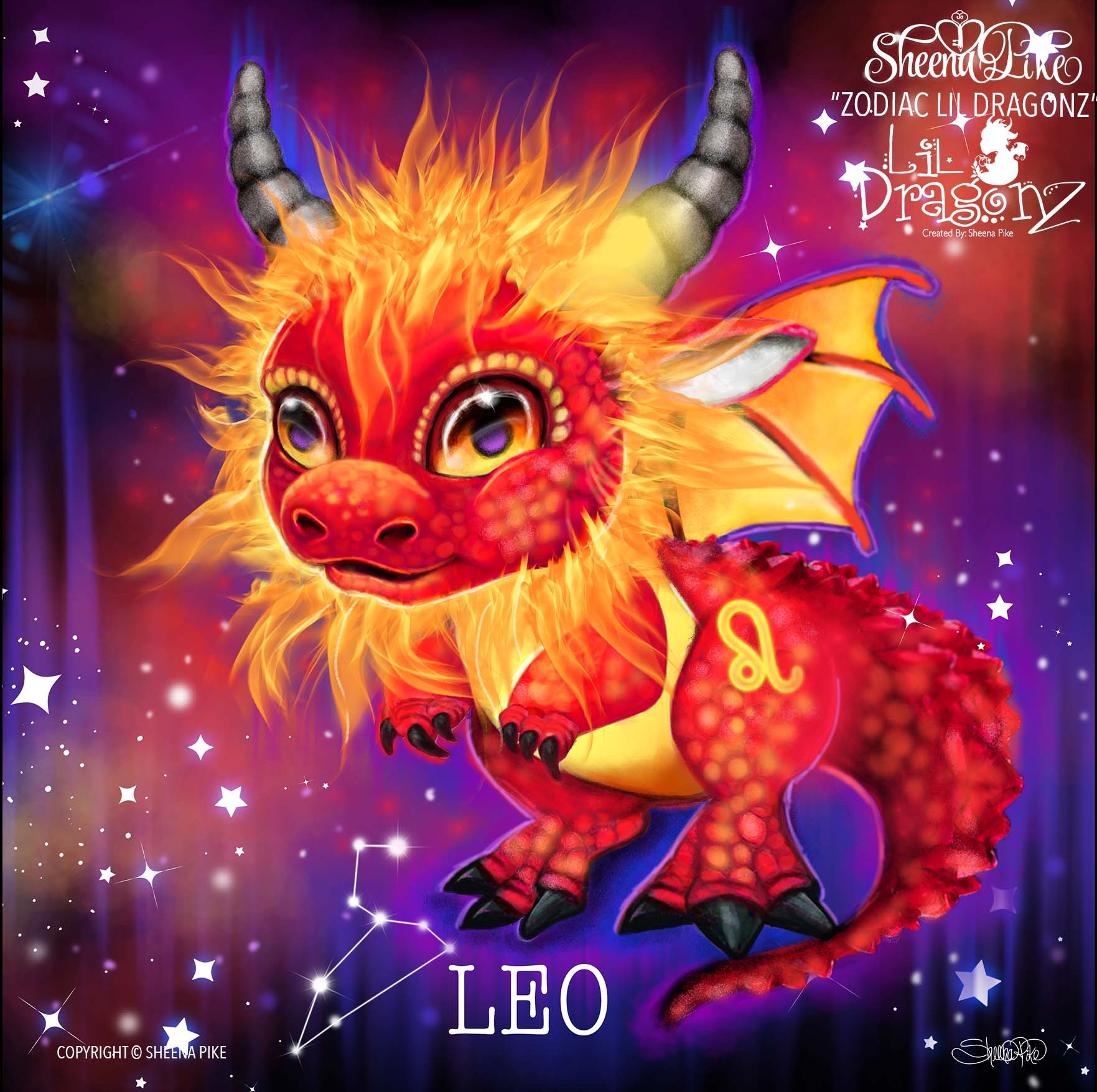 Zodiac Lil Dragonz Leo