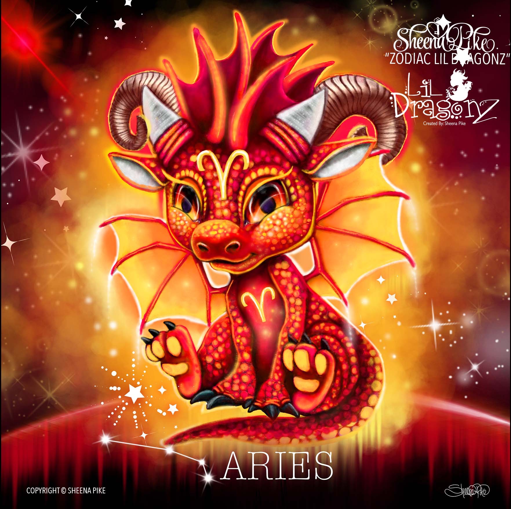 Zodiac Lil Dragonz Aries