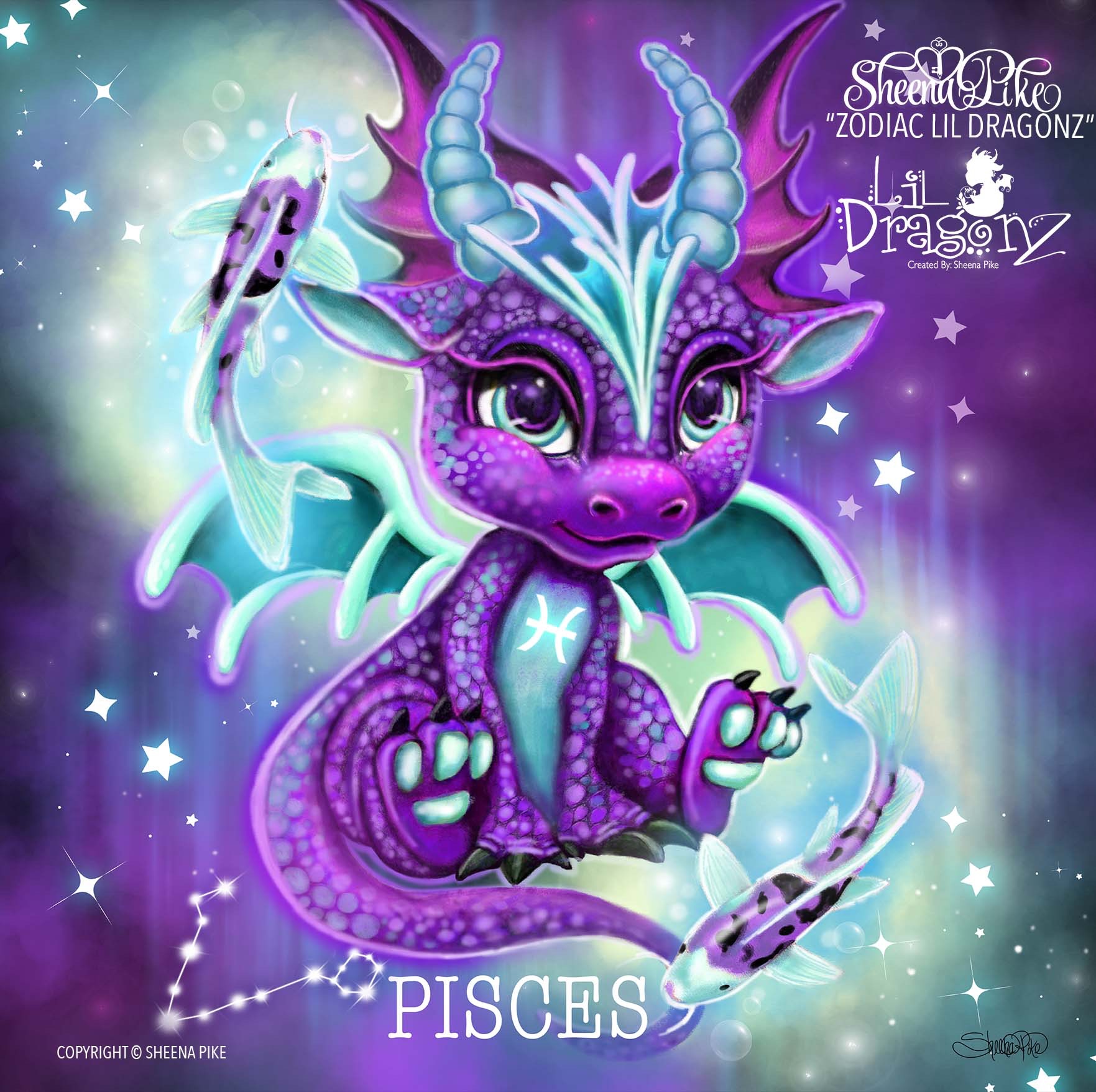 Zodiac Lil Dragonz Pisces