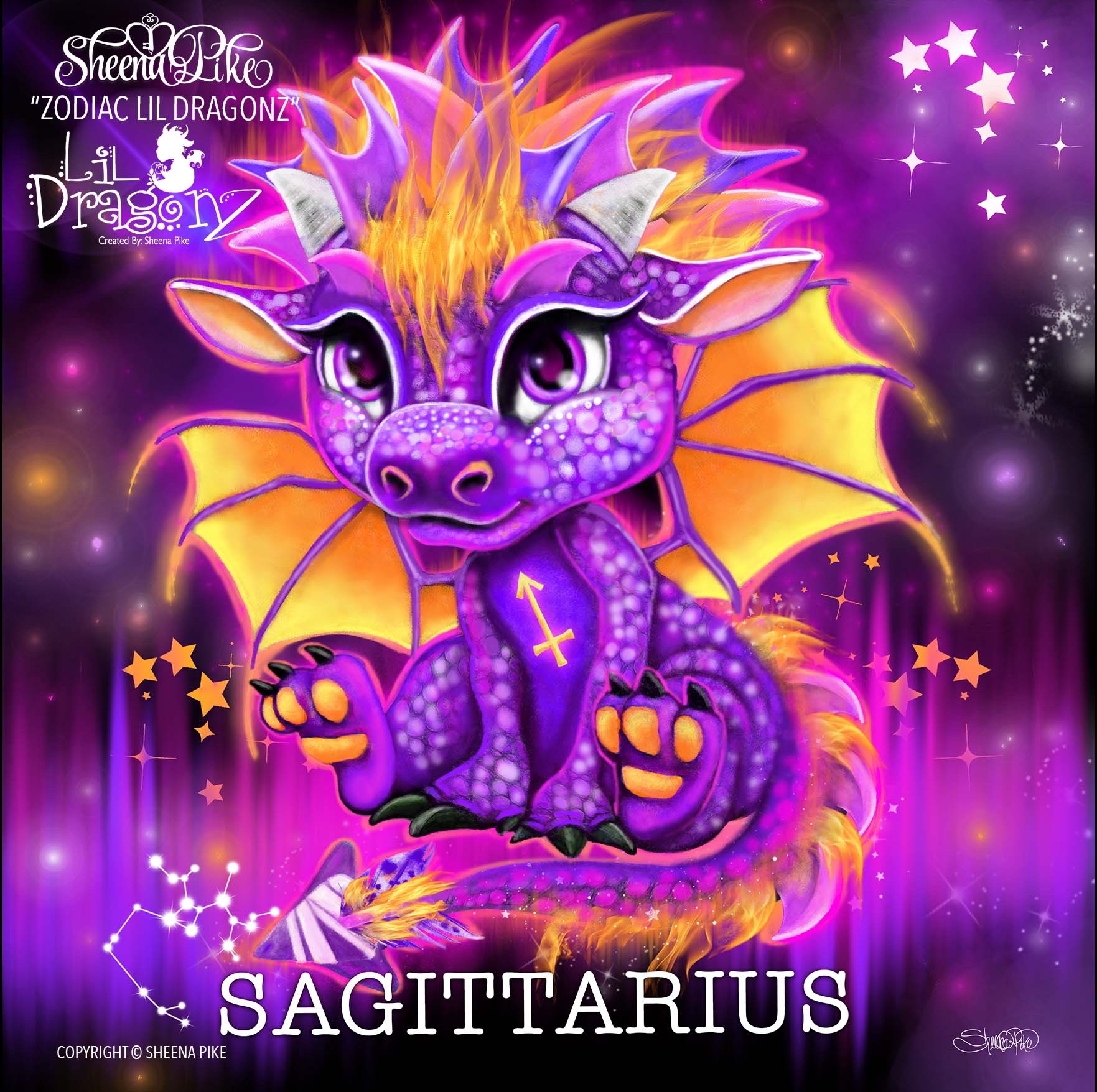 Zodiac Lil Dragonz Sagittarius
