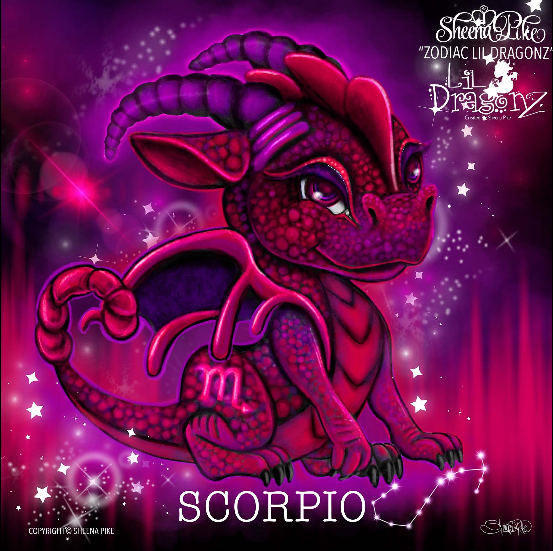 Zodiac Lil Dragonz Scorpio