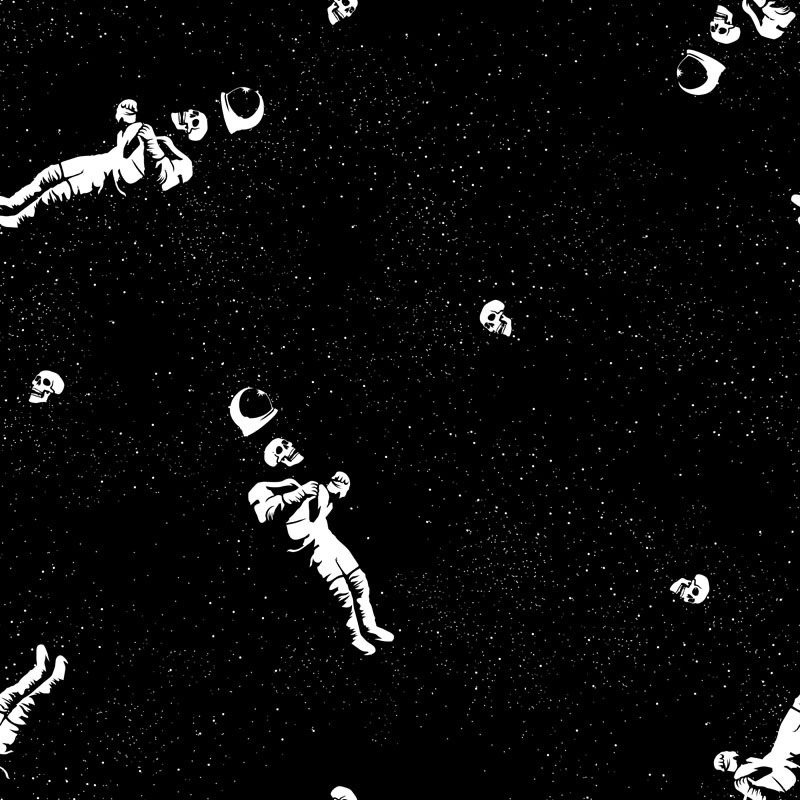 Astronaut Skeleton Gravity Pattern