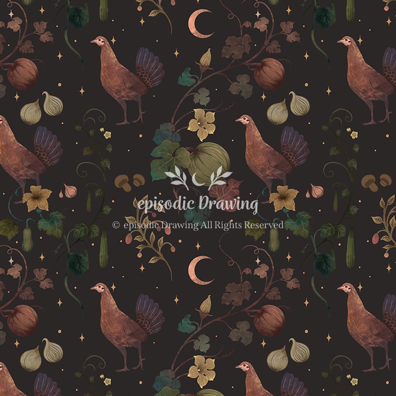 Autumn Garden Pattern