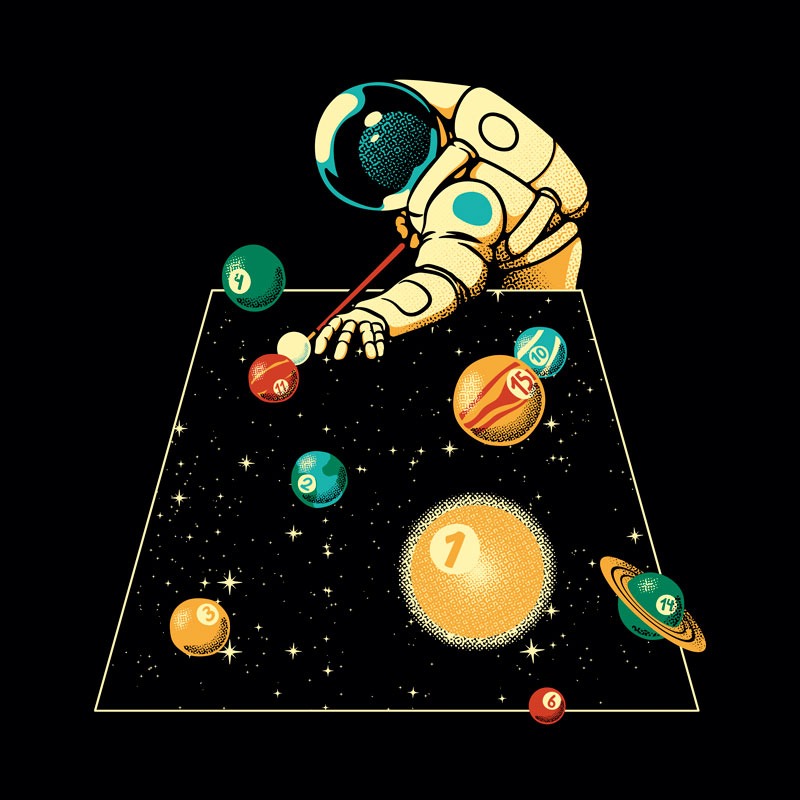 Billiard Ball Solar System