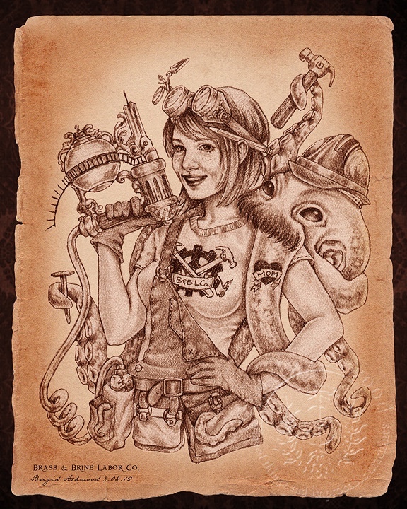 Steam Babe: Brass and Brine