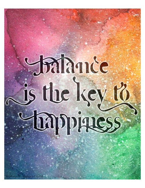 Inspirational: Balance