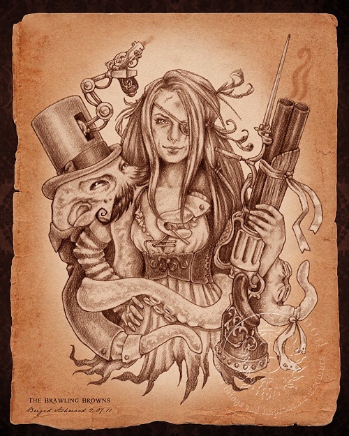 Steam Babe: The Brawling Browns