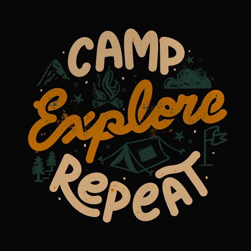 Camp, Explore, Repeat