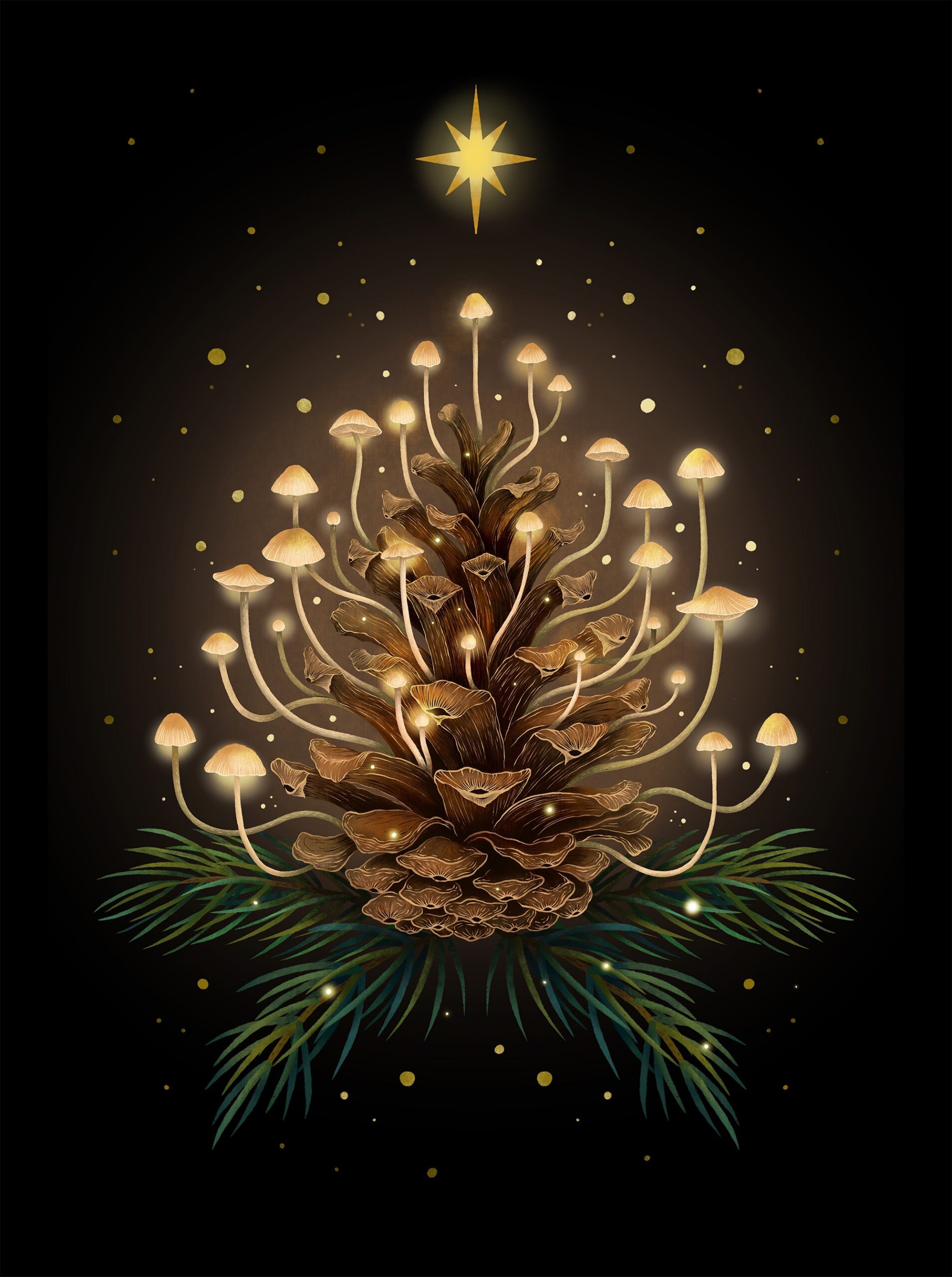 Candlelight Pine Cone