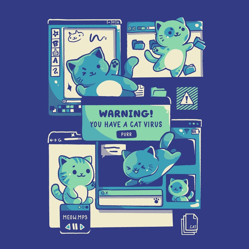 Cat Virus Funny Kitten