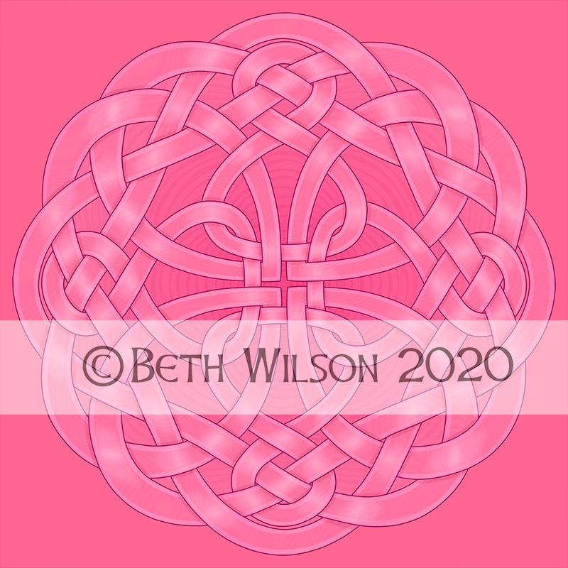 Pretty pink knot 032