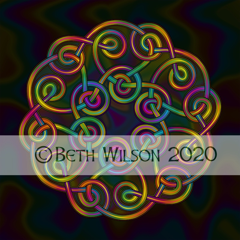 Oil slick Knot 033