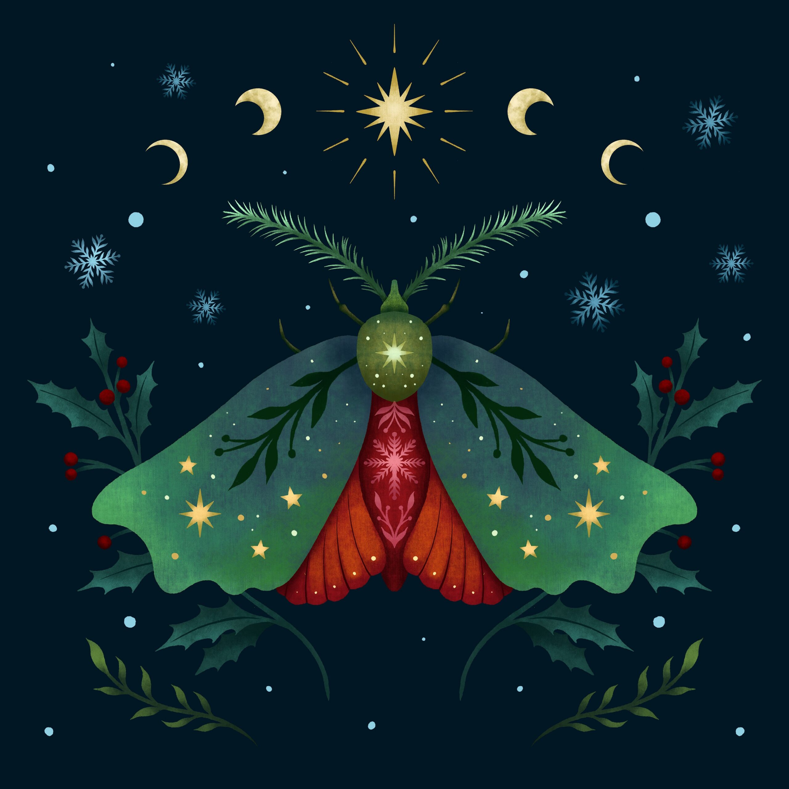 Christmas moth