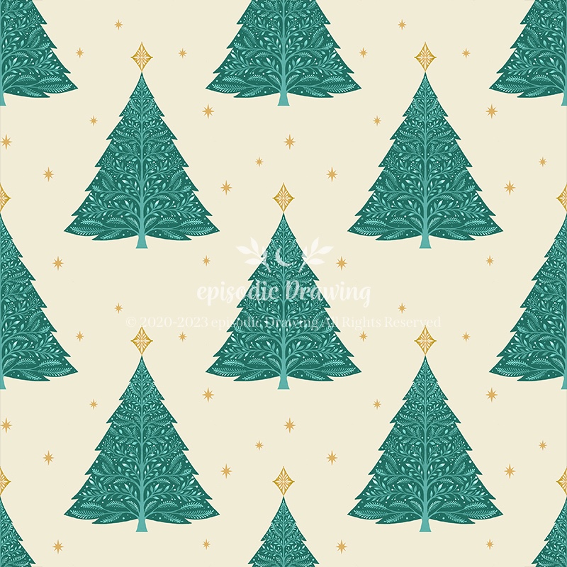 Vintage Christmas Pattern