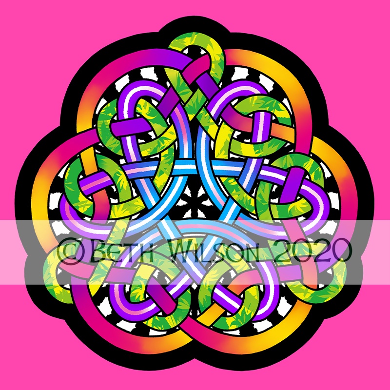 Zebra Celtic Knot 012