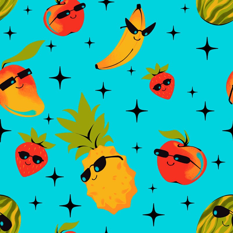 Cool Fruits Pattern