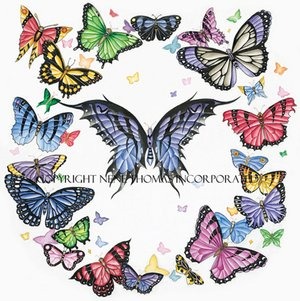 dark butterfly ring
