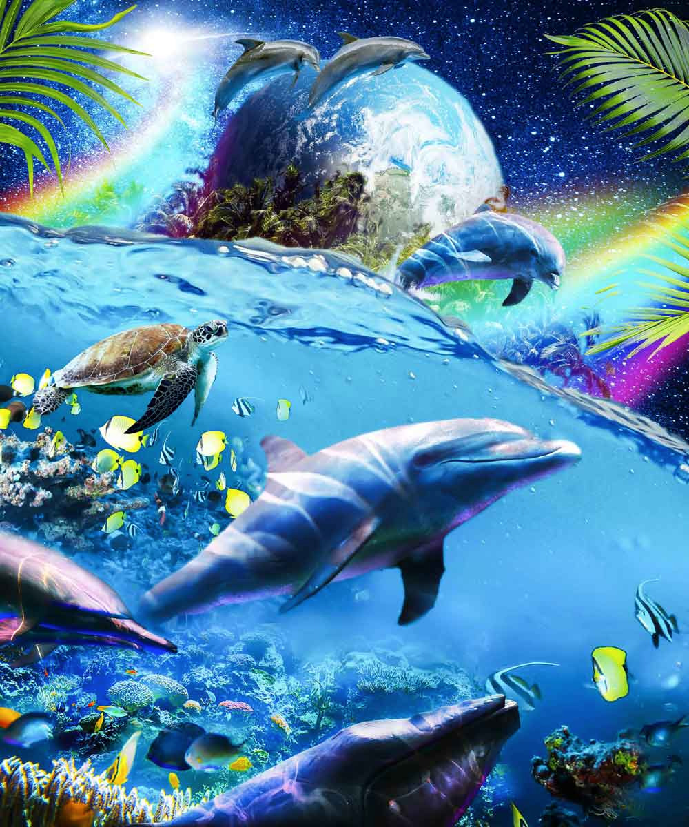 Cosmic Ocean Paradise