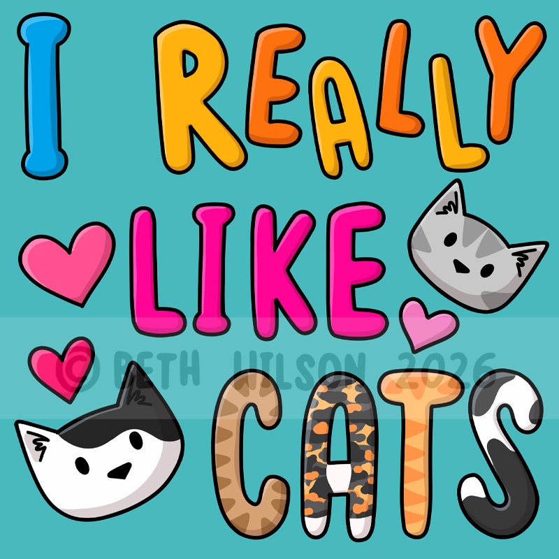 I really like cats
