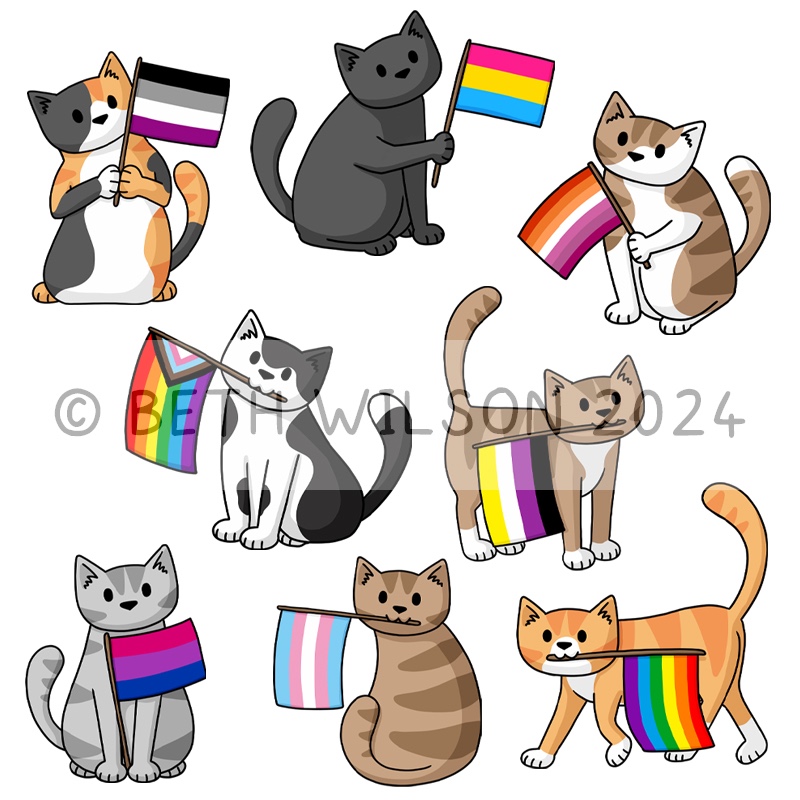 Pride cats