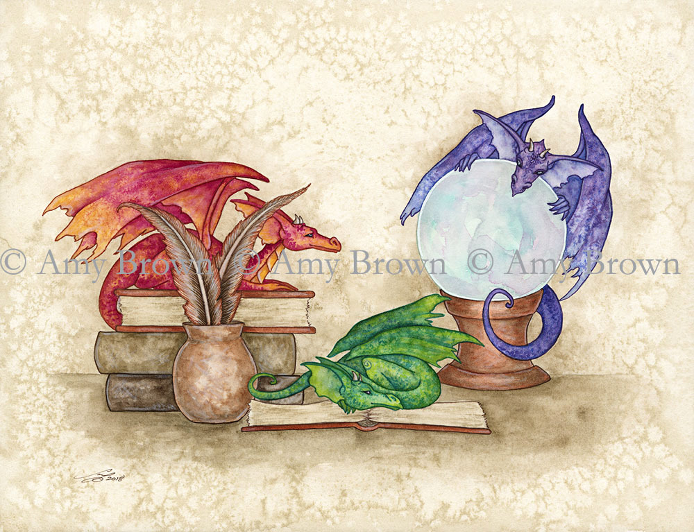 Dragons In The Library