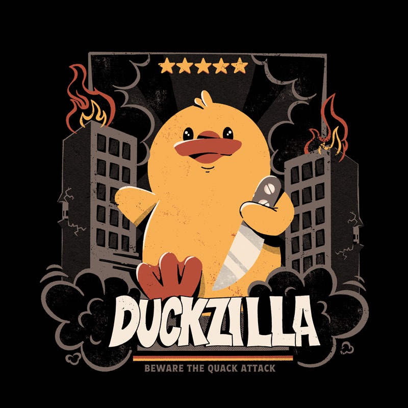 Duckzilla Funny Duck Attack