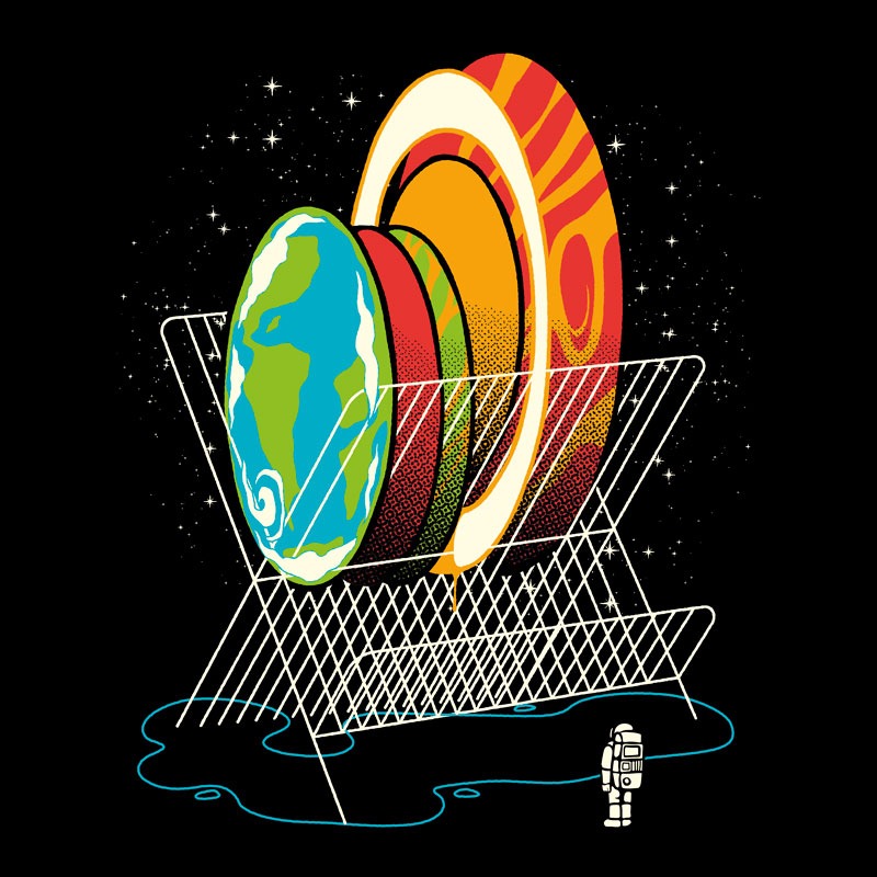 Flat Mars Flat Planets