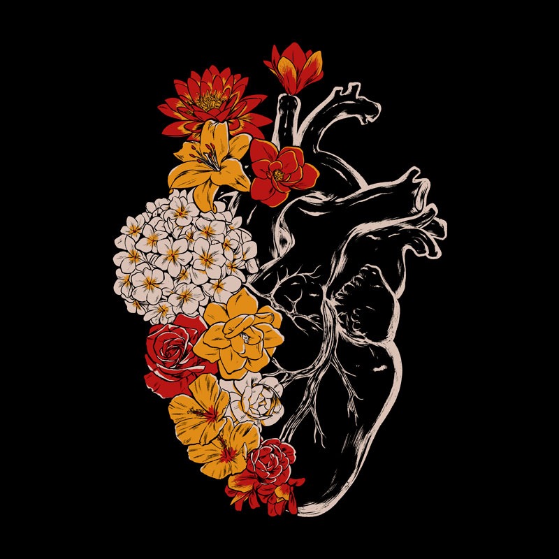 Floral Heart Vintage