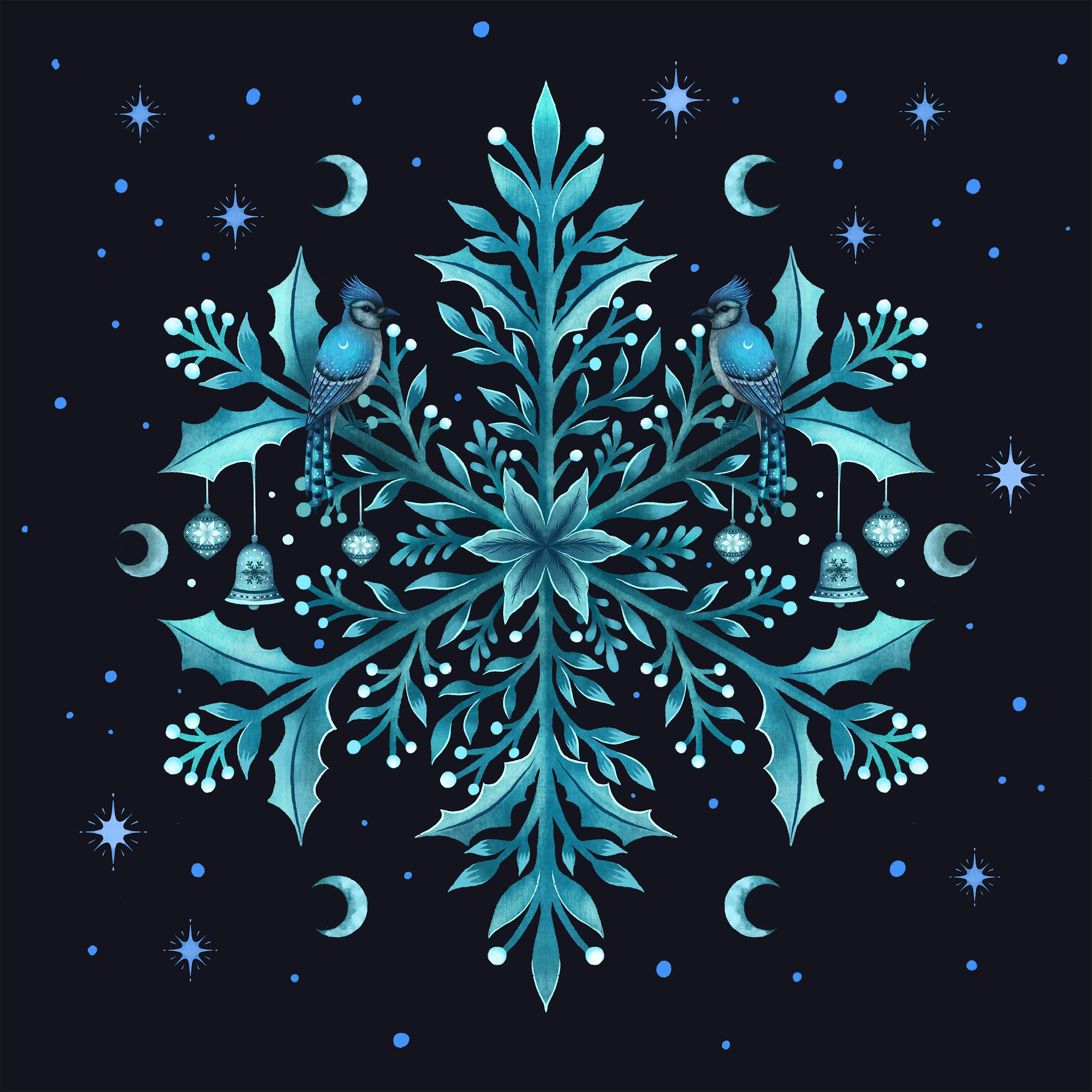 Floral Snowflakes