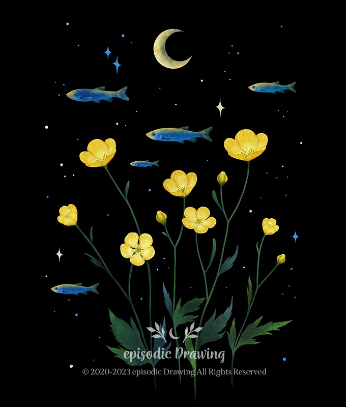 Flowers and Fish