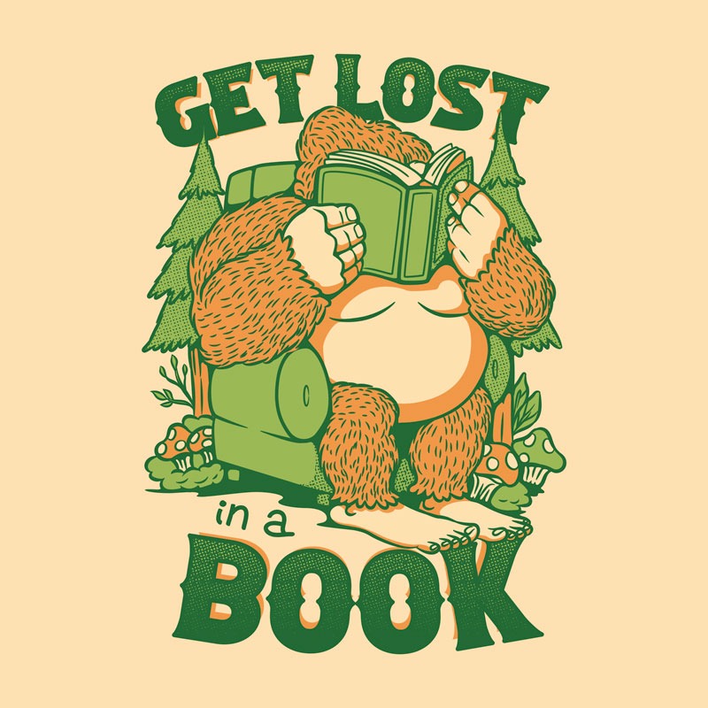 Get Lost – In a book Sasquatch