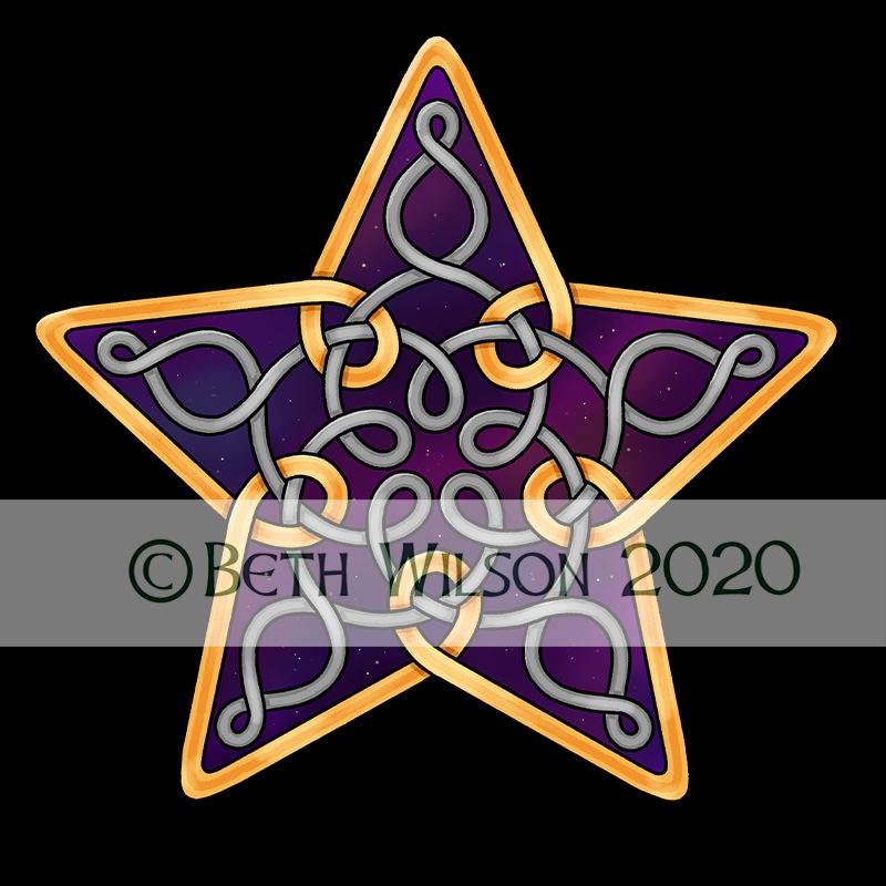 Metal Star Knot 014