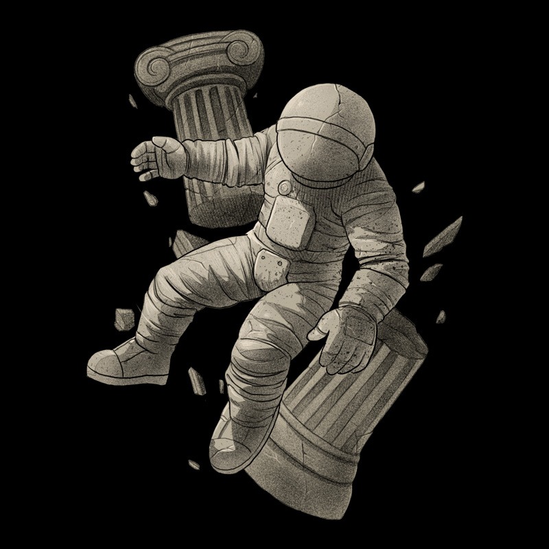 Greek Marble Astronaut