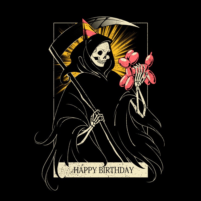 Happy Birthday Death Balloon