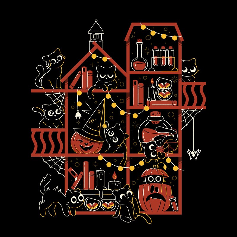 Happy Meoween Black Cat Halloween