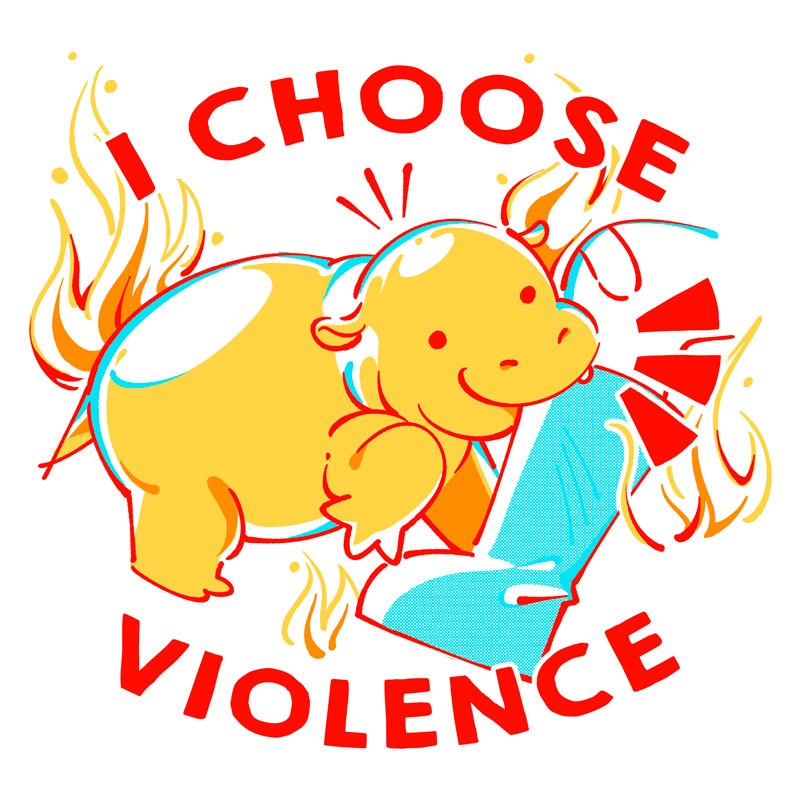 I Choose Violence Moo Deng
