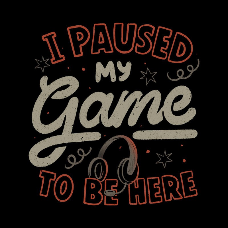 I Paused My Game To Be Here