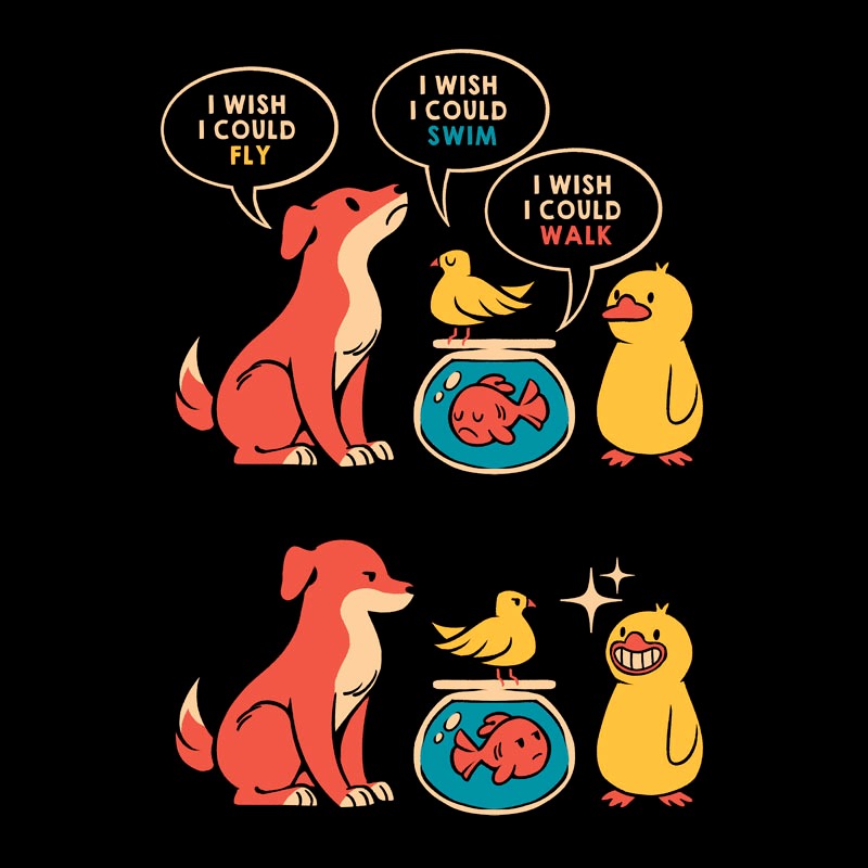 I Wish I Could… Fly Walk Swim Duck