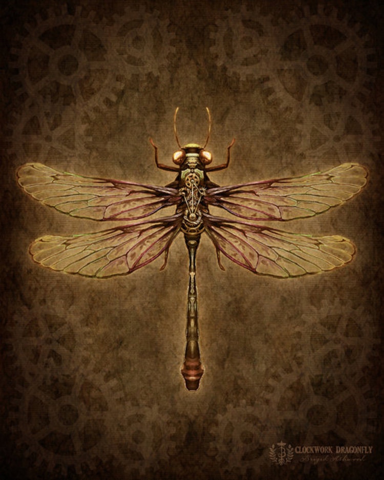 Winged Things: Steampunk Dragonfly