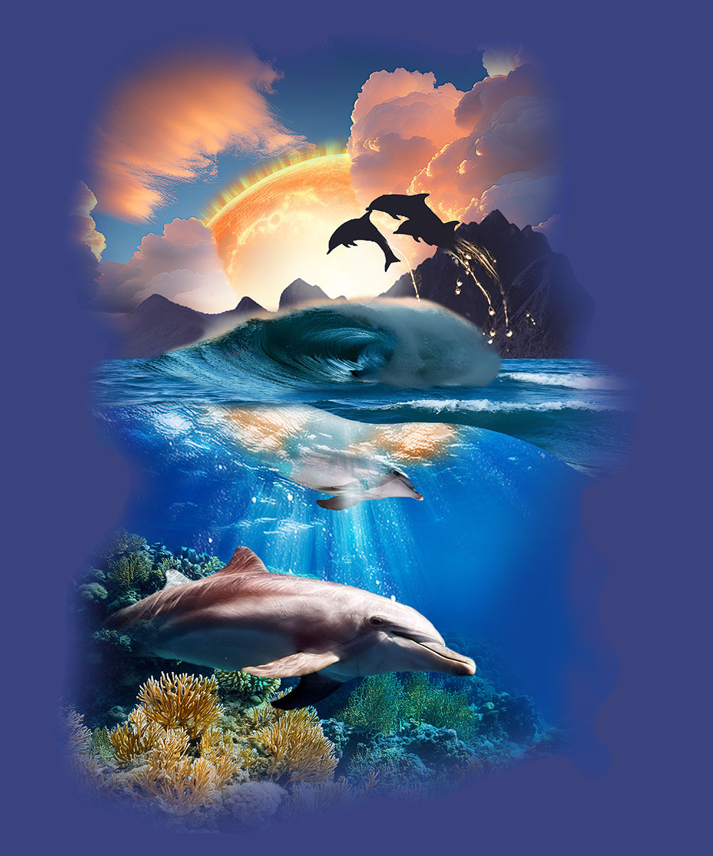 Day-to-Night Ocean Dolphins