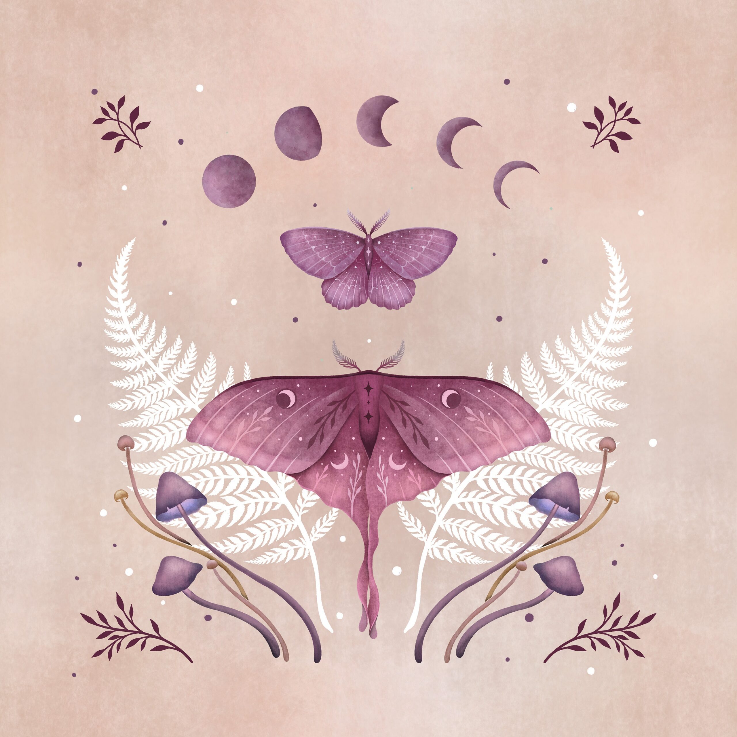 Luna and Emerald – Vintage Pink