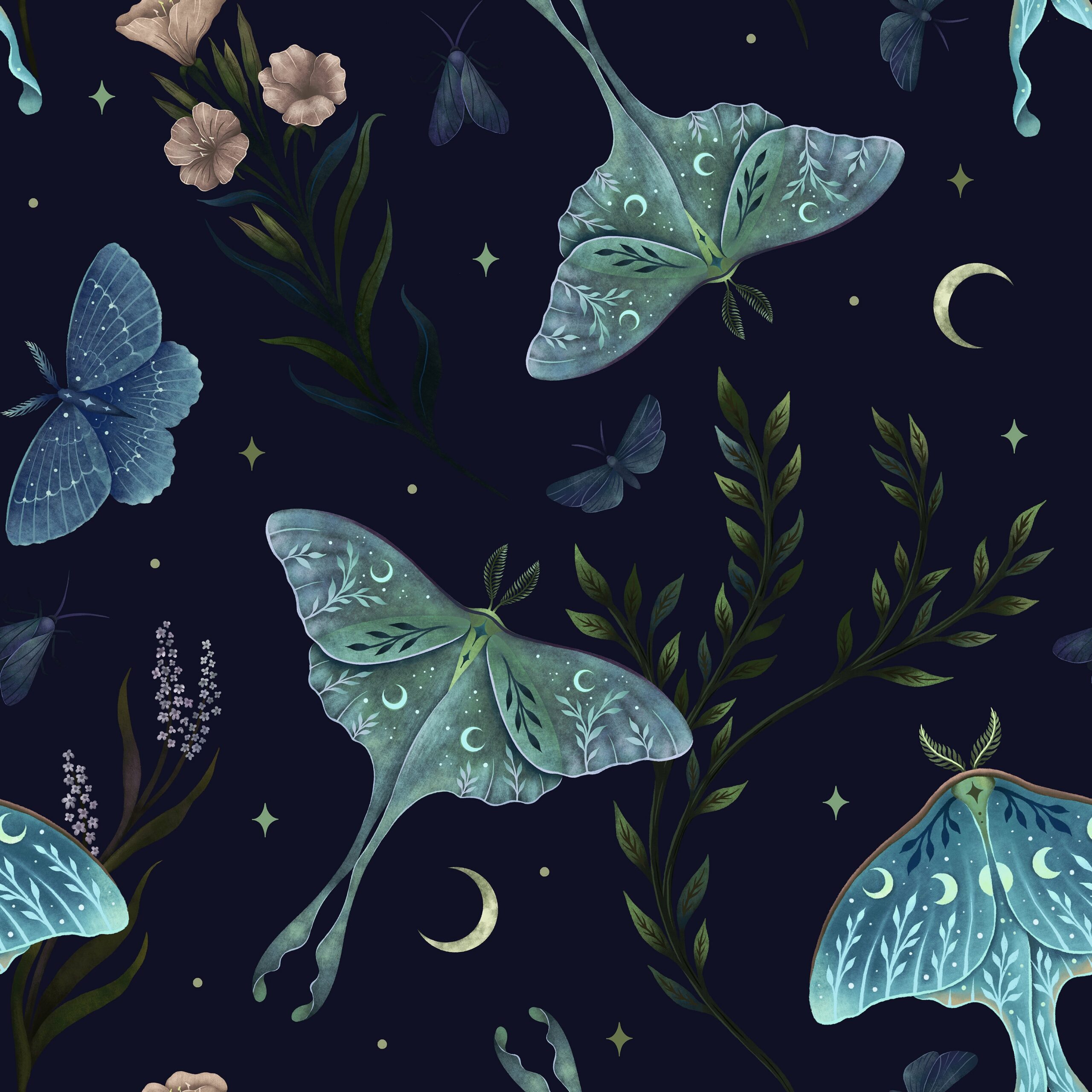 Luna Moth Pattern