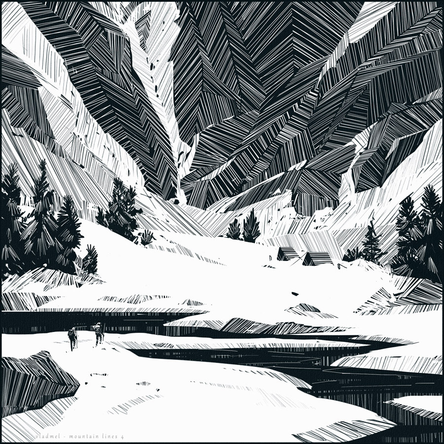 Mountain lines 4