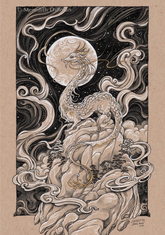 Asian Mountain Dragon