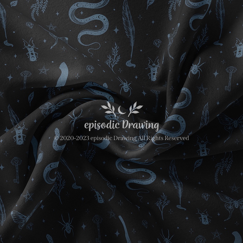 Mystical Collection – Black Pattern
