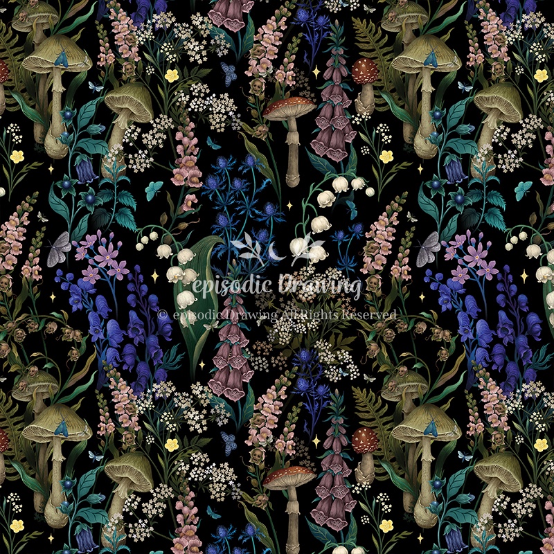 Night Garden Pattern